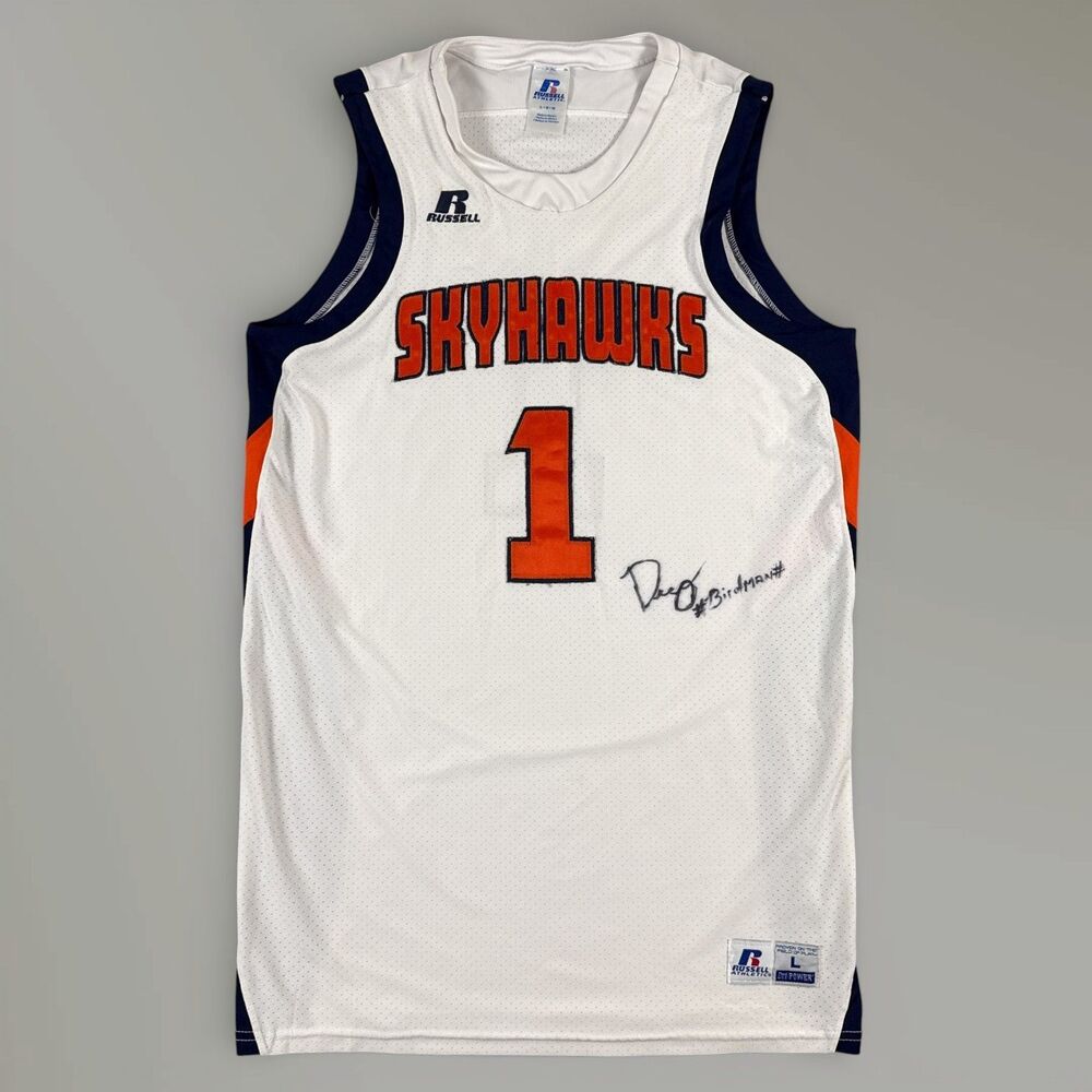 UT Martin Skyhawks Dejoun "Dee" Oldham Signed Basketball Jersey Stitched Sz Lrg